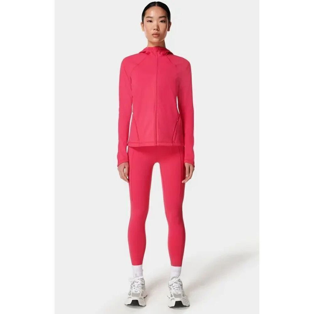 New Sweaty Betty Super Soft Zip Hoodie Jacket Size 10 Large